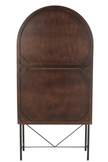 Plank Aura Mangohout/Metaal Bruin