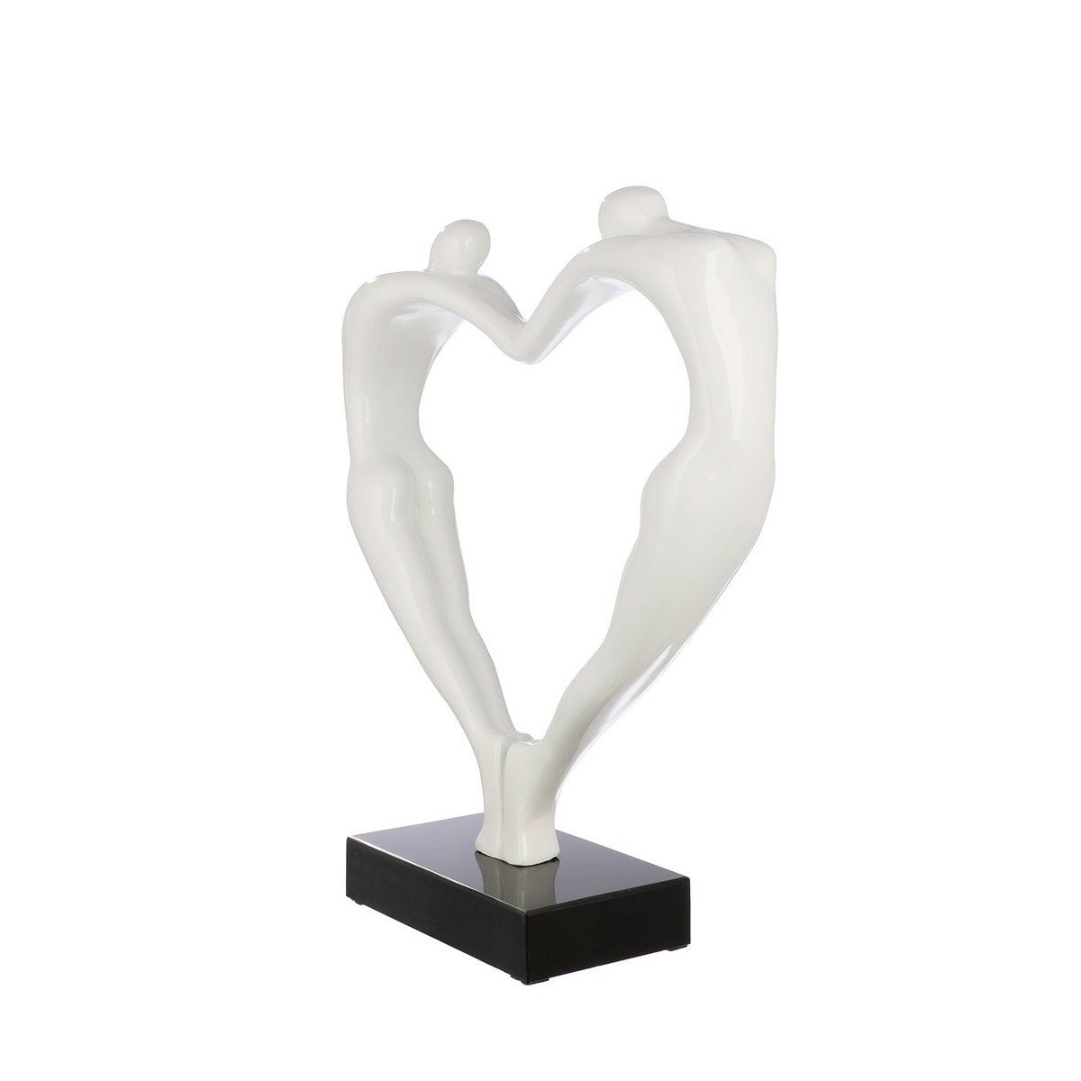 Sculptuur hart paar harten H.55 cm