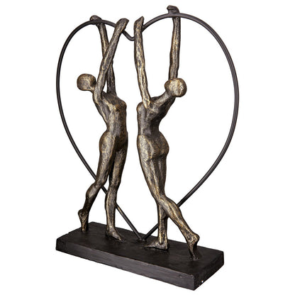 Polysculptuur &quot;twee vrouwen&quot;