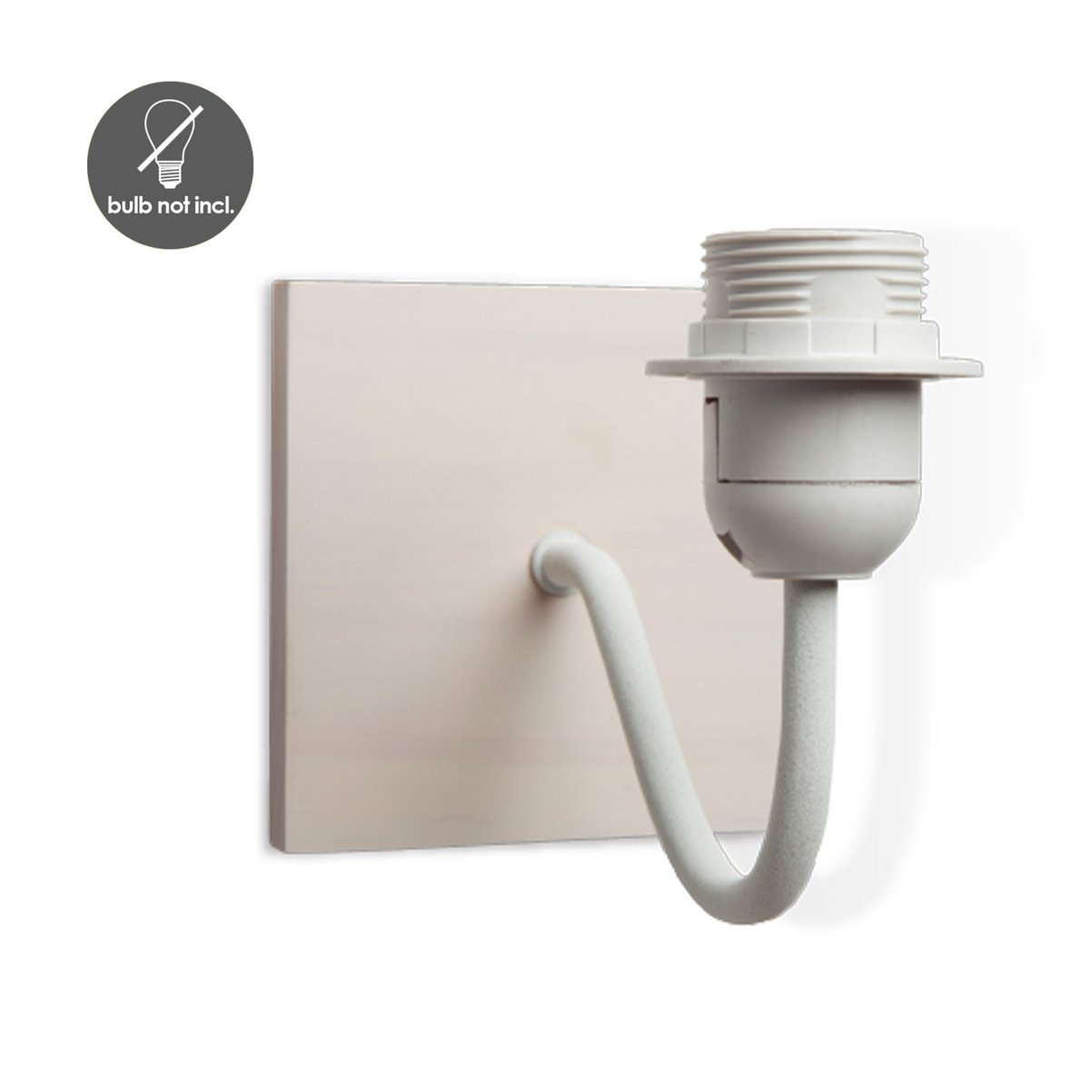 Wandlamp - Beach E27 Lampenkap taupe 20cm