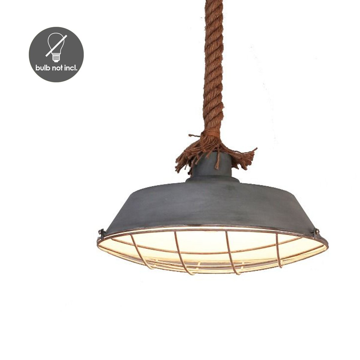 Hanglamp Dex - Beton - 36x36x120cm