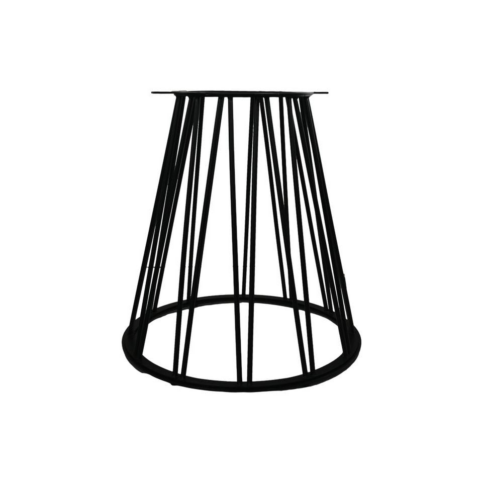 Trapezium Eetkamerpoot - 70x40x74 - Zwart - Metaal
