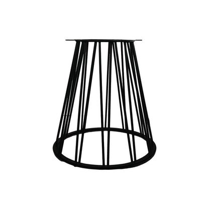 Trapezium Eetkamerpoot - 70x40x74 - Zwart - Metaal