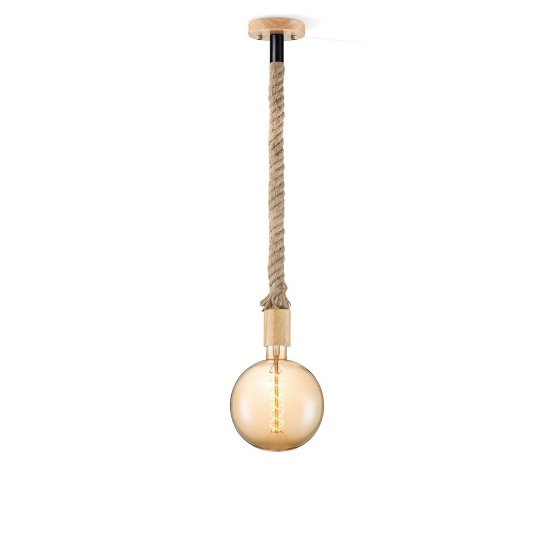 hanglamp Leonardo - - dimbaar E27 amber