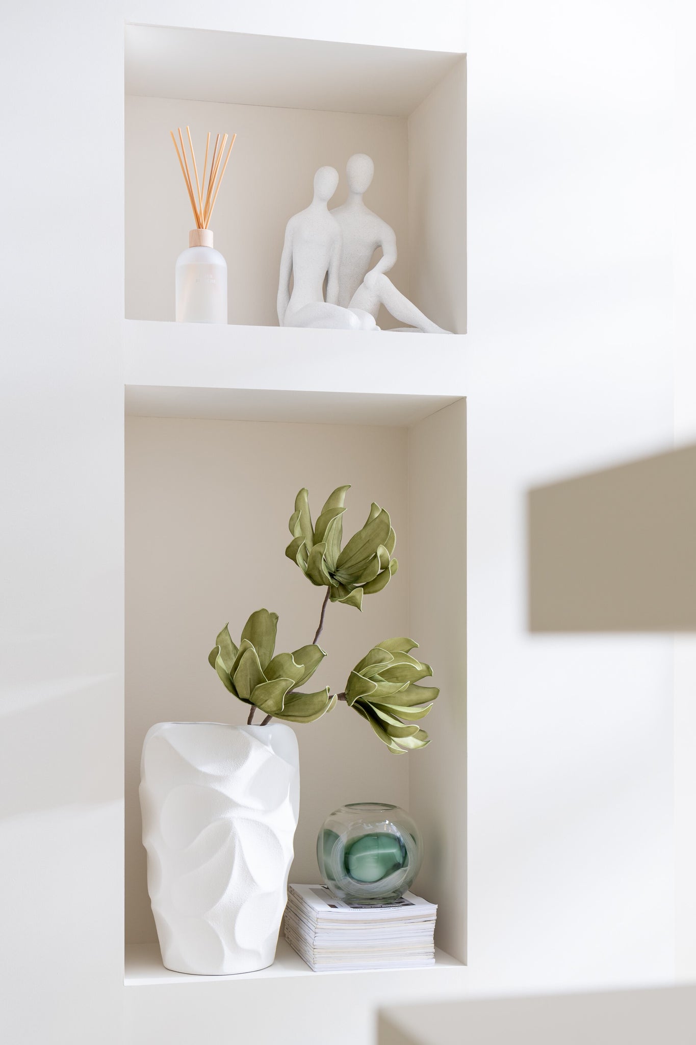 Koppel Zittend Modern Hars Mat Wit