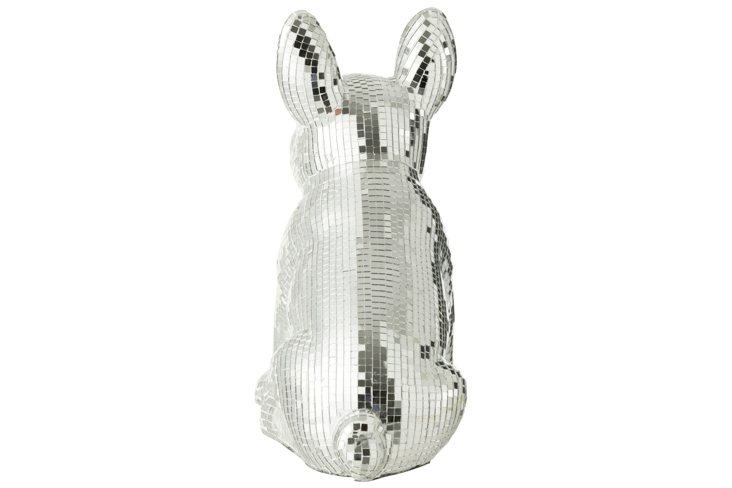 Bulldog Spiegel Hars Zilver