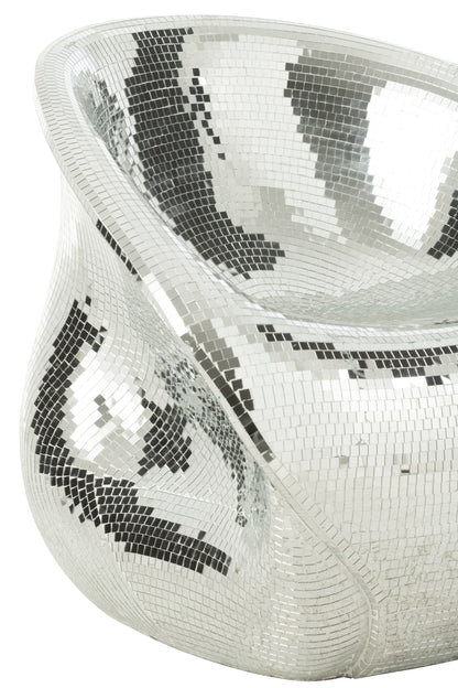 Stoel Spiegel Hars Zilver