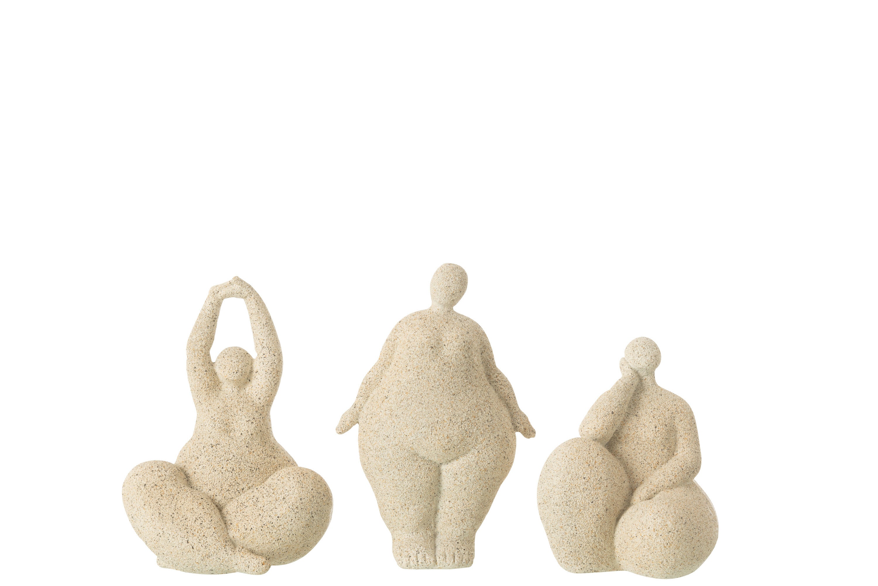 Vrouwen Modern Hars Beige Kleine Assortiment Van 3