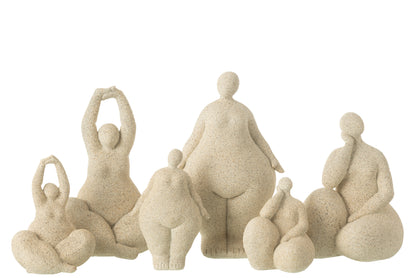 Vrouwen Modern Hars Beige Groot Assortiment Van 3