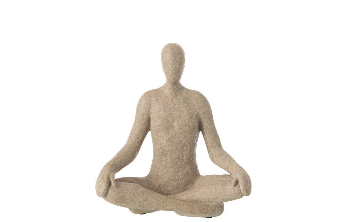 Figuur Yoga Hars Beige