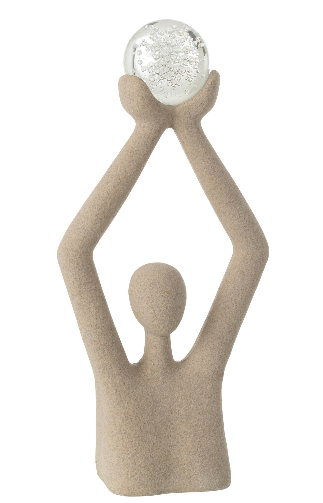 Buste Balhoofd Hars/Kristal Beige