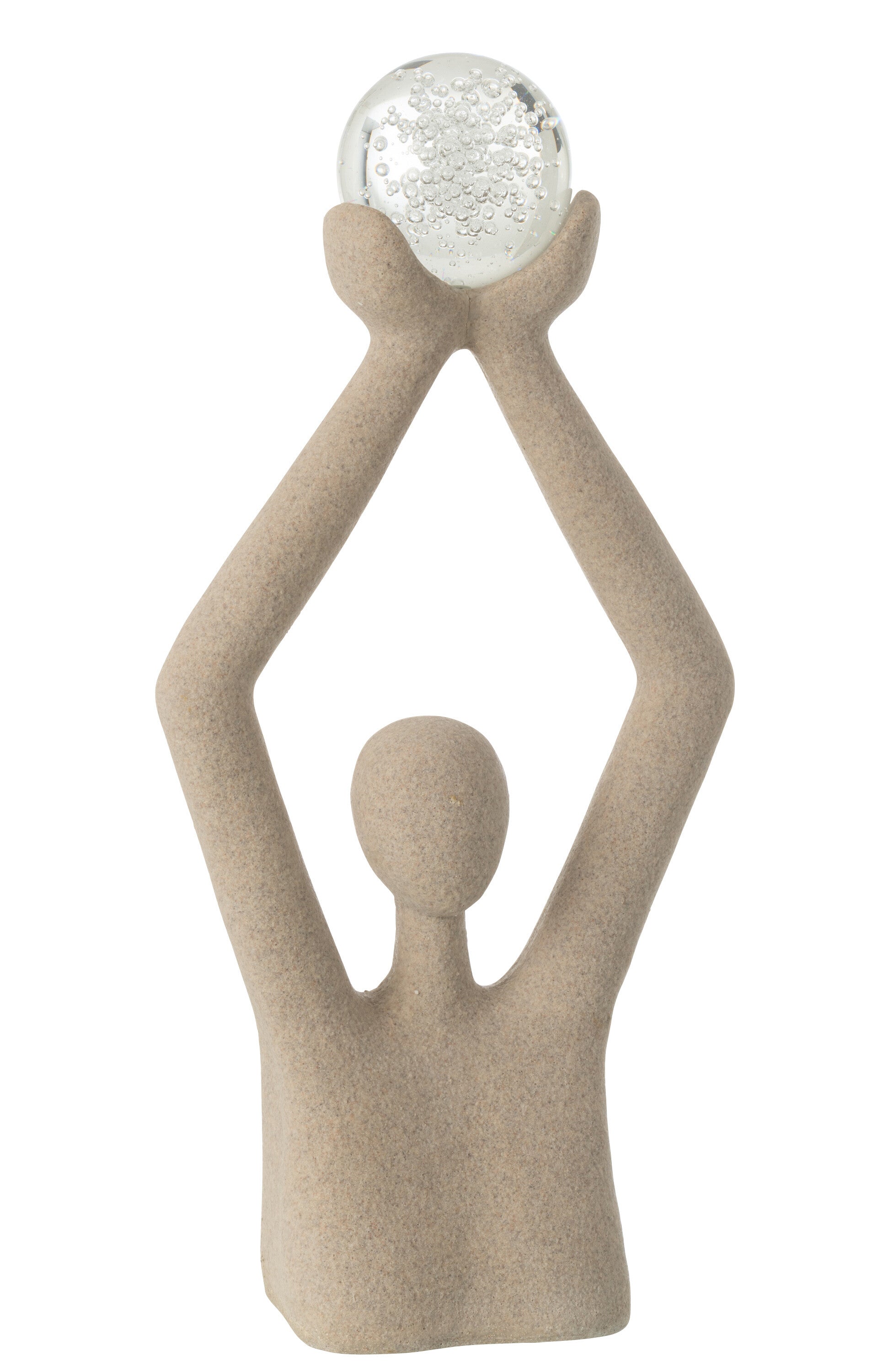 Buste Balhoofd Hars/Kristal Beige