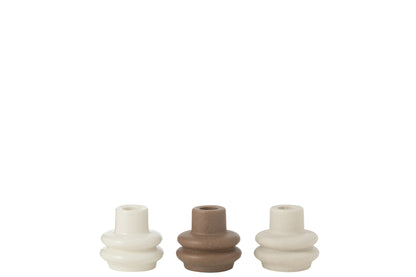 Kaarsenhouder Boeien Porselein Mix Assortiment Van 3