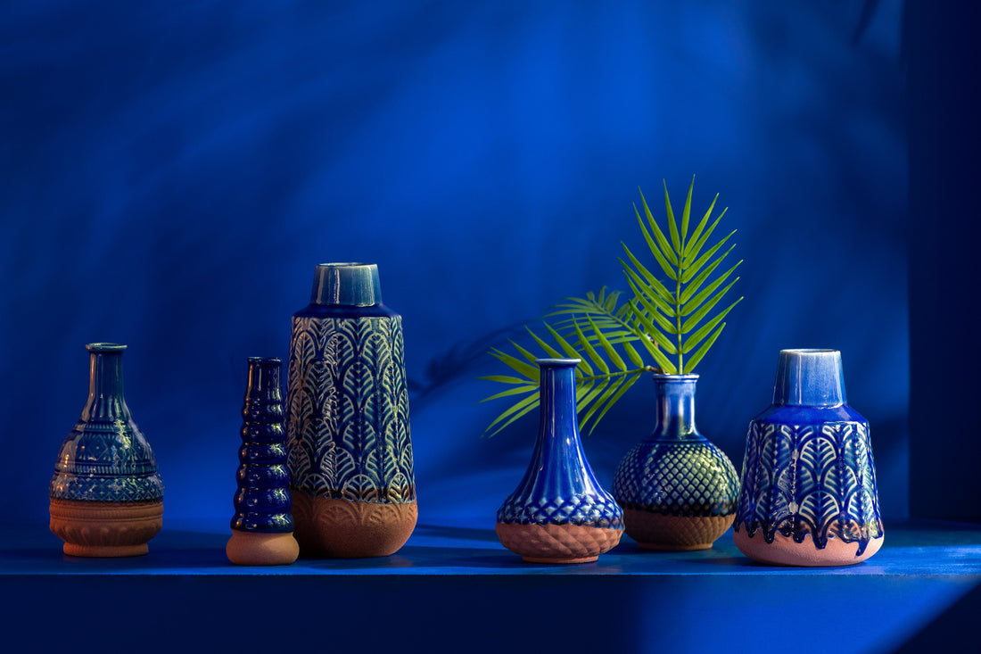 Vaas Leo Buoys Porselein Blauw/Terra