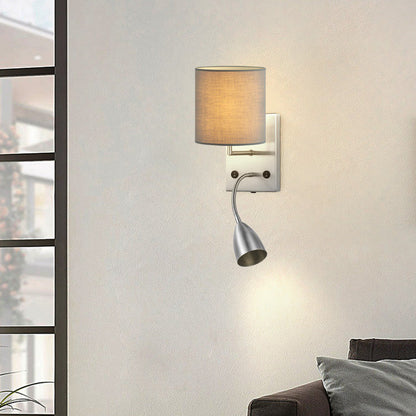 wandlamp Read 11/11/15cm - Geborsteld staal