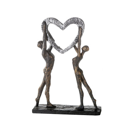 Polysculptuur &quot;Victory&quot; bronzen afwerking