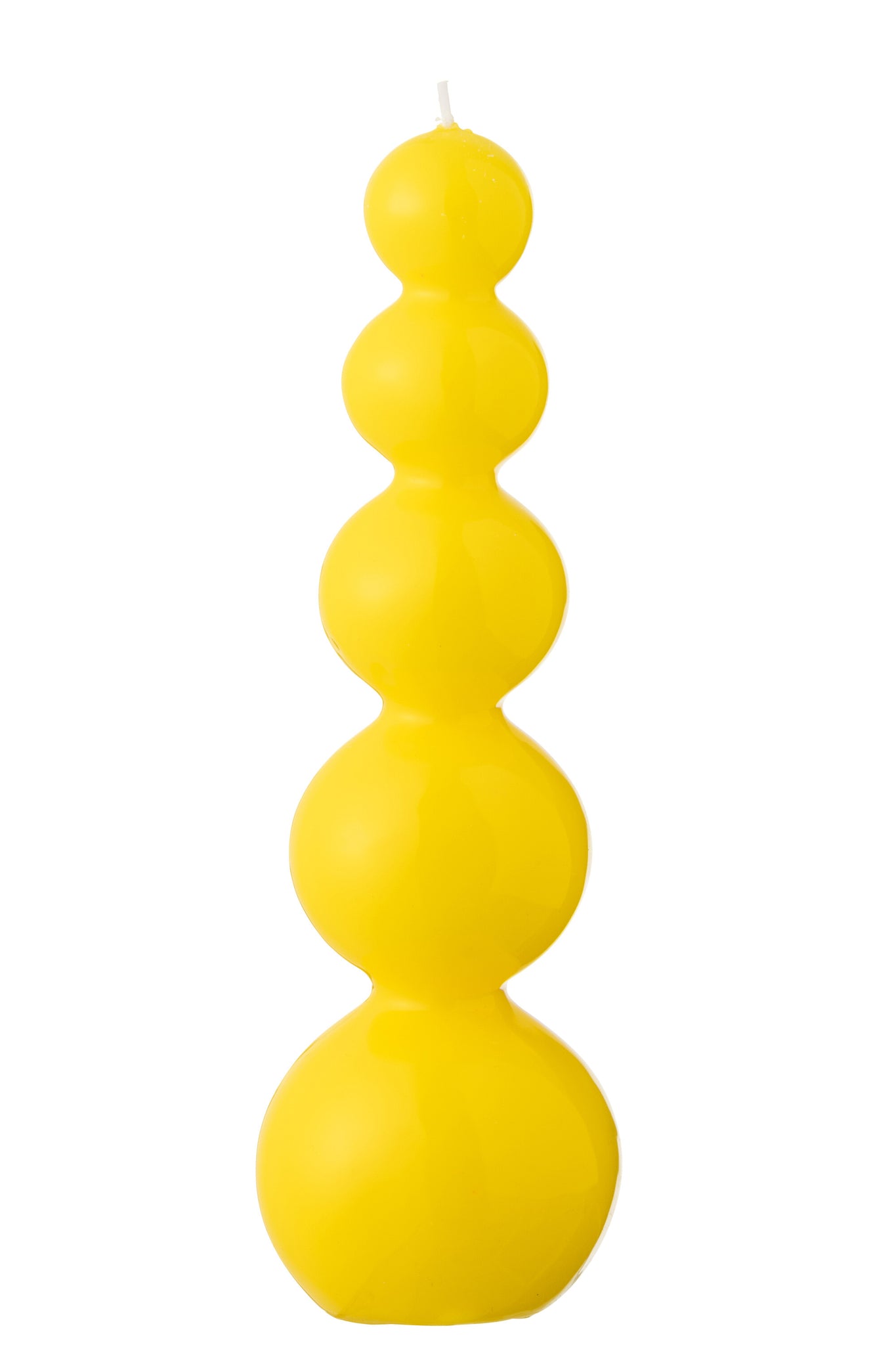 Kaars Kalebas Fluo Geel-25 Uur