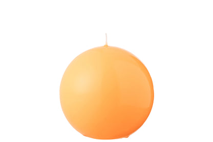 Kaarsbal Was Fluo Oranje-30 Uur