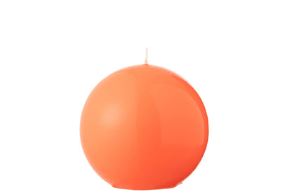 Kaarsbal Was Fluo Rood - 30 uur