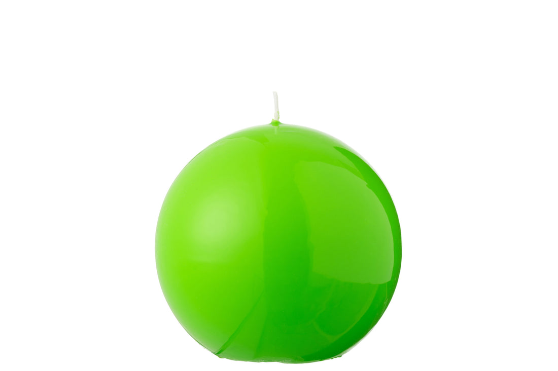 Kaarsbal Was Fluo Groen - 30 uur
