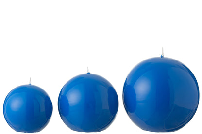 Kaarsbal Was Fluo Blauw-50 Uur