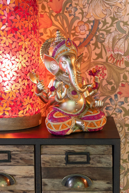 Ganesha Zittend Hars Mix Groot