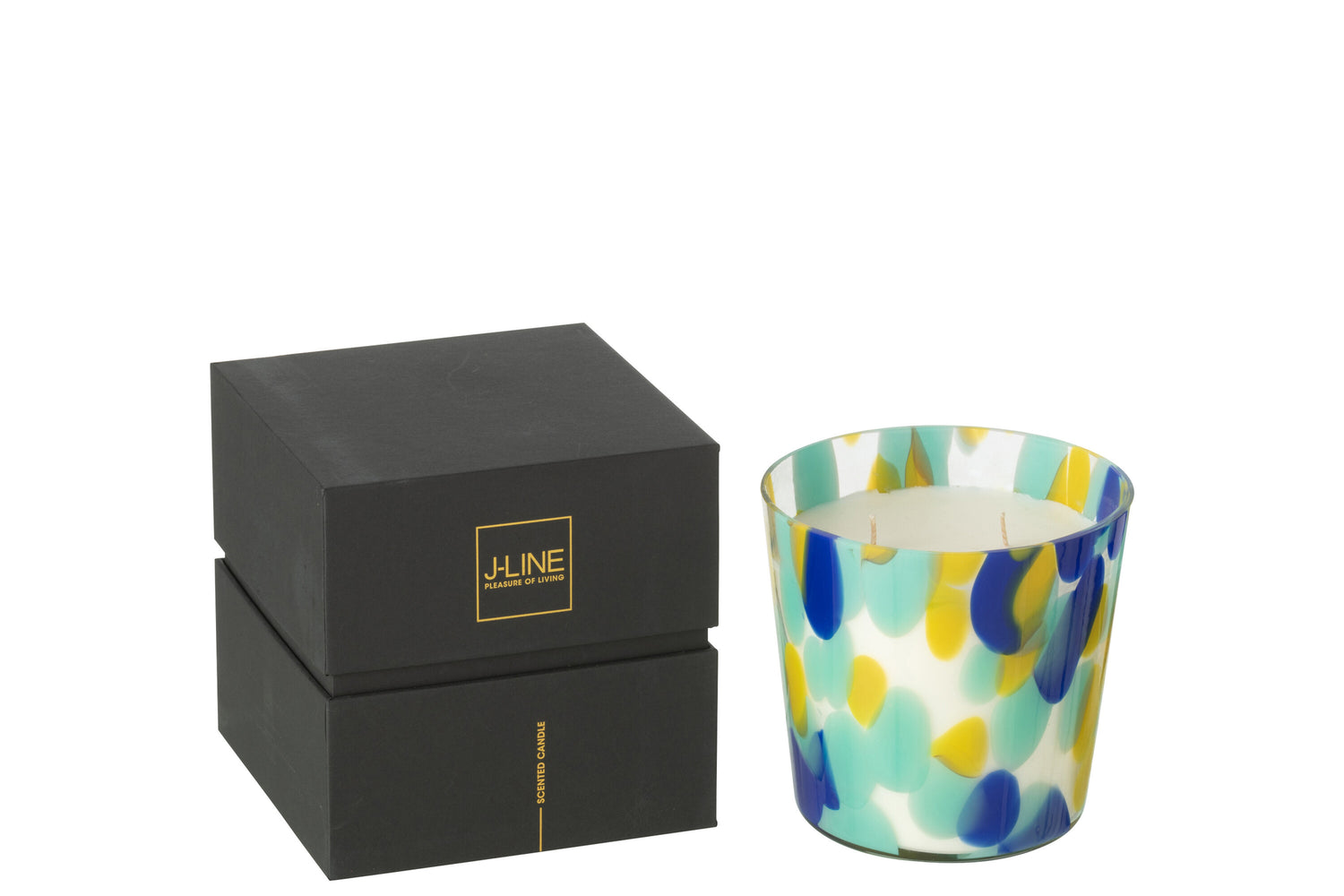 Geurkaars Noa Blauw/Geel Klein-50Uren