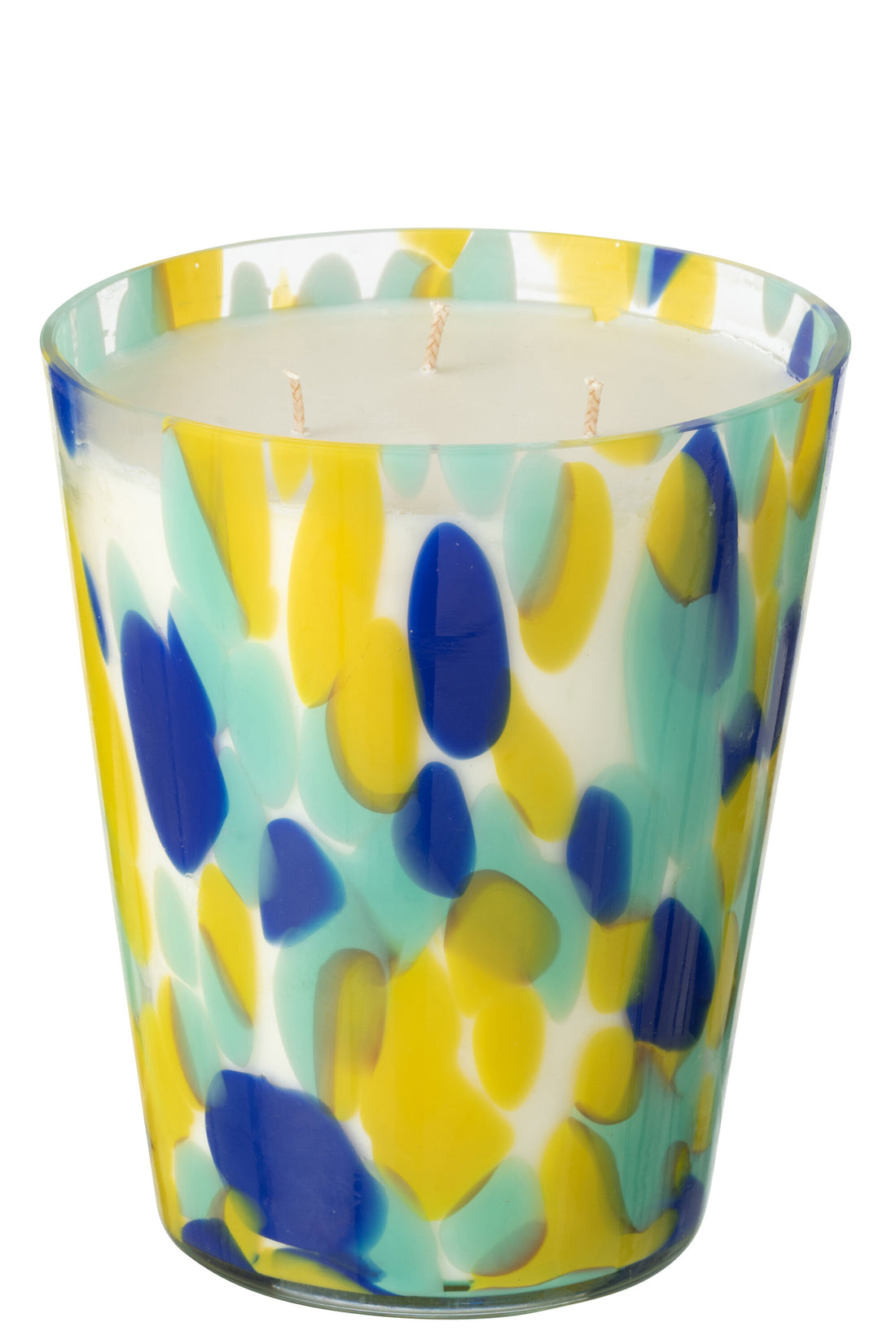 Geurkaars Noa Blauw/Geel Groot-95Uur