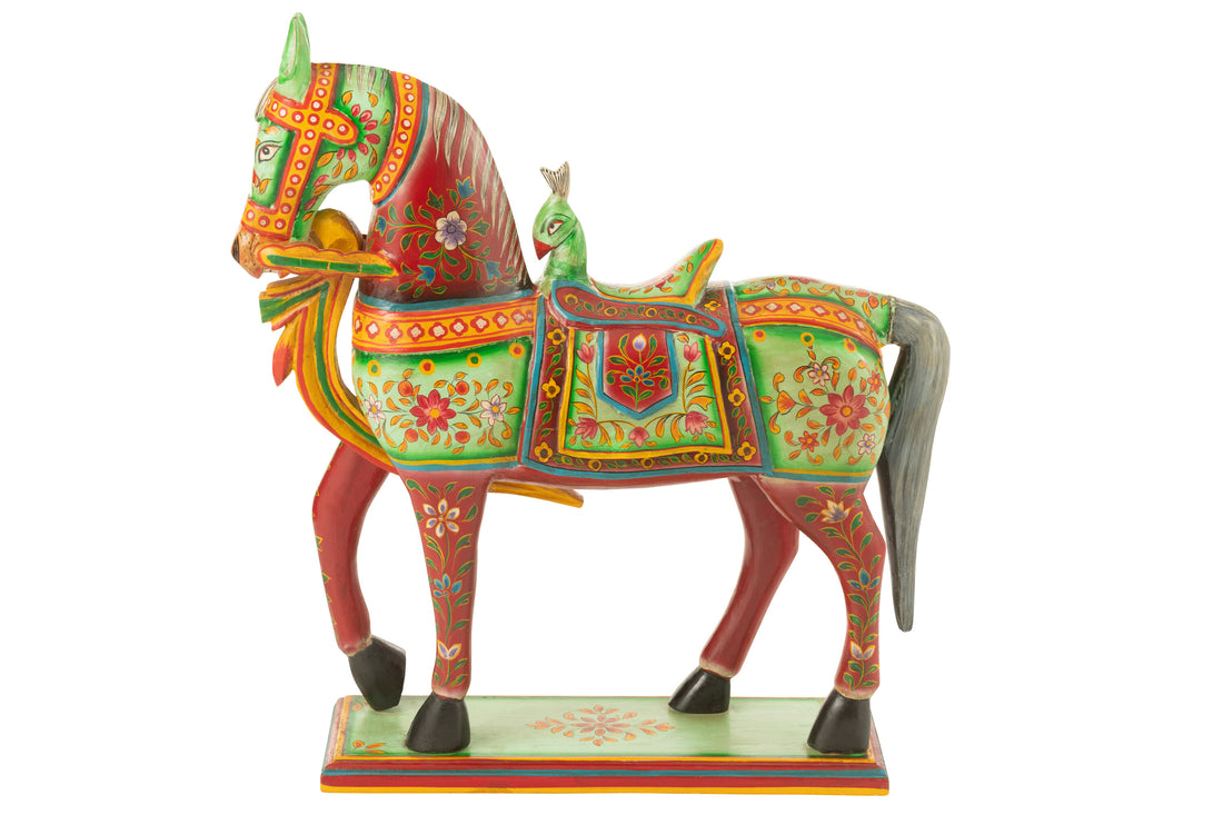 Paard Op Voet Mumbai Mango Hout Mix