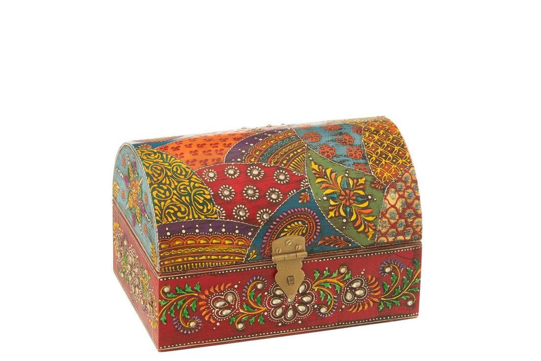 Doos Rechthoek Delhi Mangohout Mix