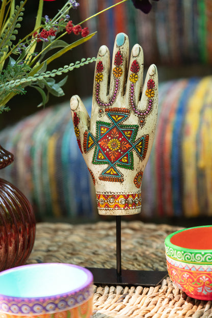 Hand On Stand Delhi Mango Wood Mix Assortiment Van 2