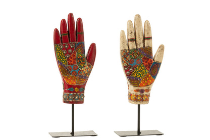 Hand On Stand Delhi Mango Wood Mix Assortiment Van 2