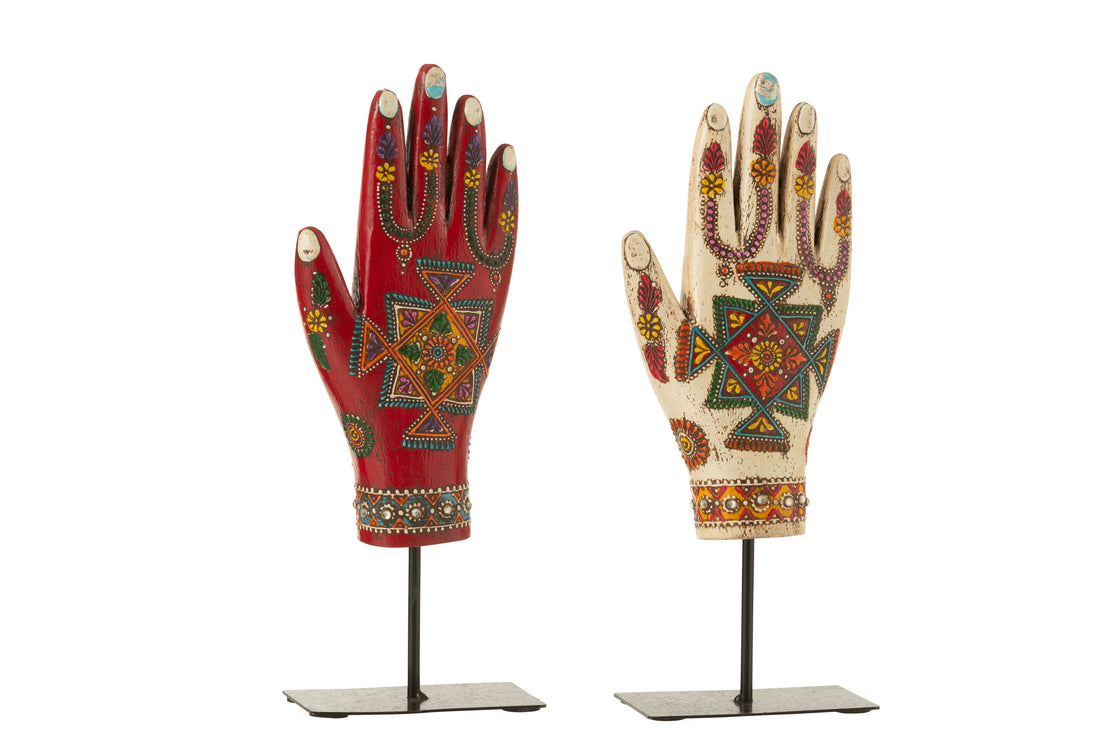 Hand On Stand Delhi Mango Wood Mix Assortiment Van 2