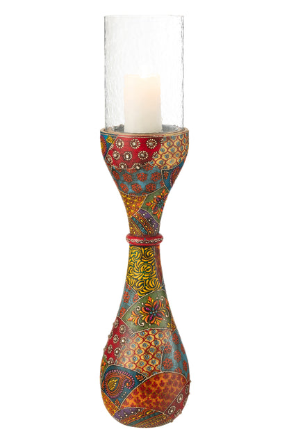 Kaarsenhouder Delhi Mangohout Mix