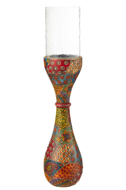 Kaarsenhouder Delhi Mangohout Mix