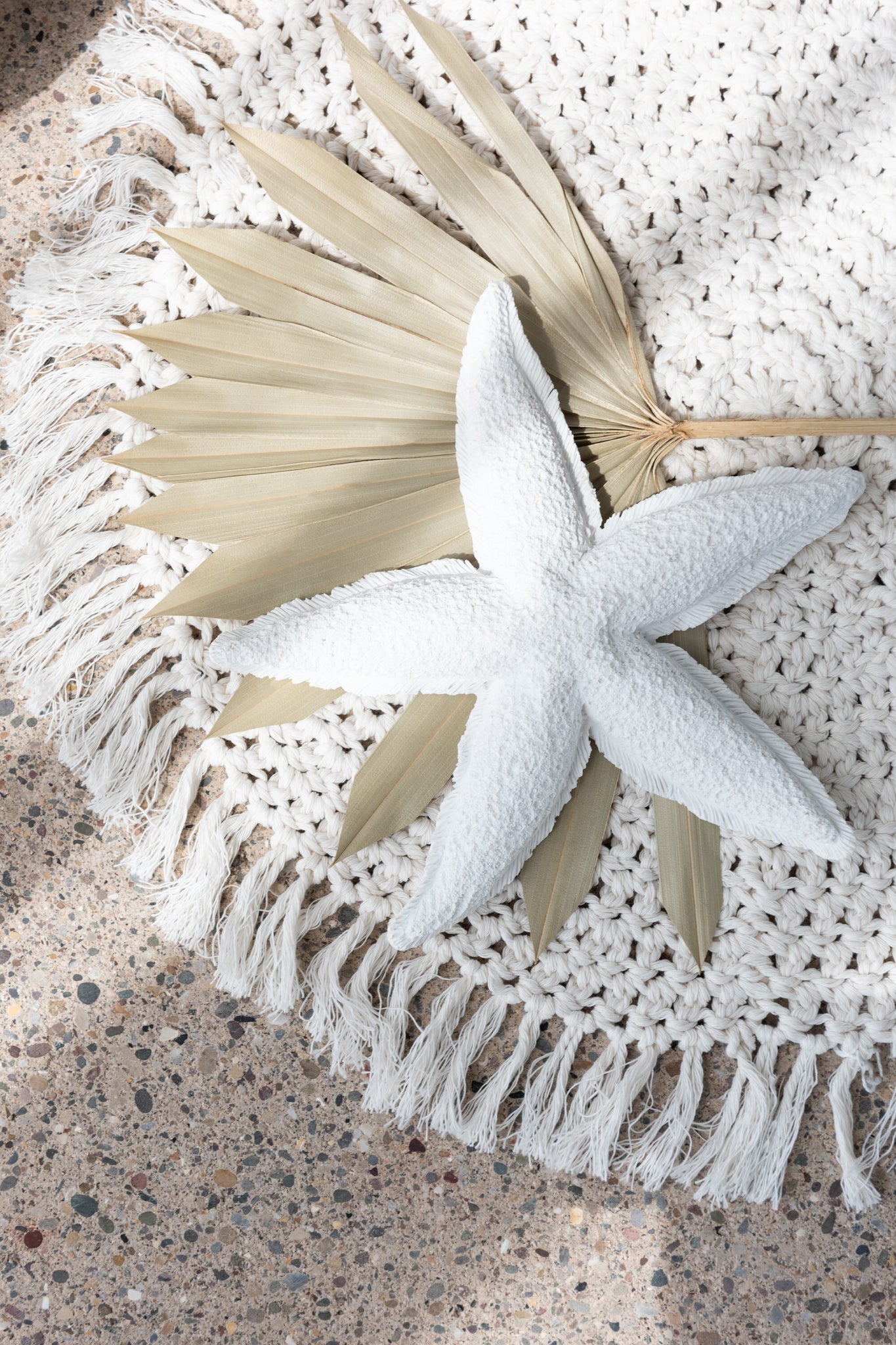 Candle Star Fish Wax White Large-3Hours