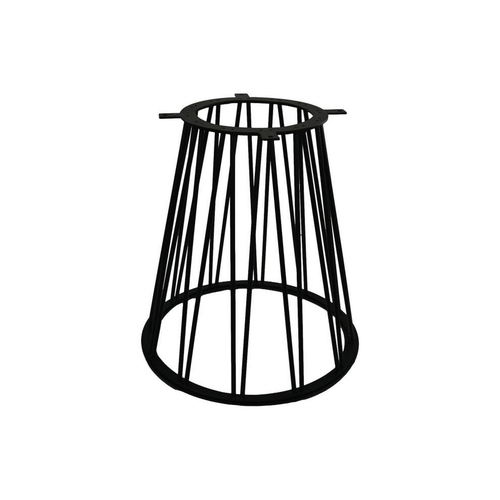 Trapezium Eetkamerpoot - 70x40x74 - Zwart - Metaal