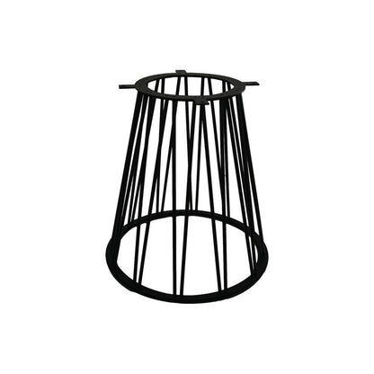 Trapezium Eetkamerpoot - 70x40x74 - Zwart - Metaal