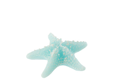 Kaars Zeester Vis Wax Azuurblauw Klein-2Uren