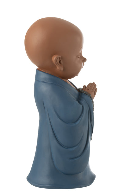 Monnik die bidt Hars Blauw