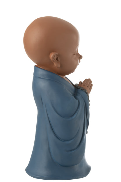 Monnik die bidt Hars Blauw