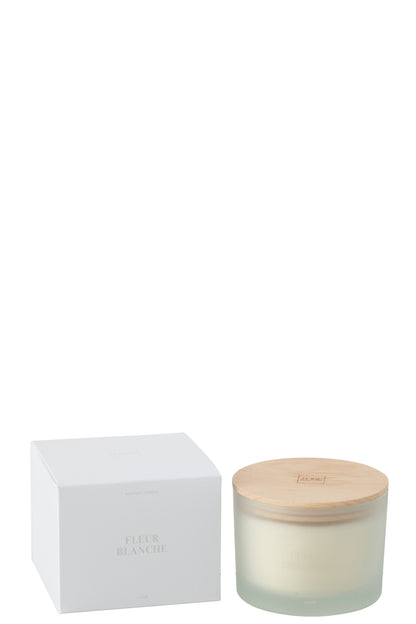 Geurkaars Accords Essentiels Fleur Blanche-28H