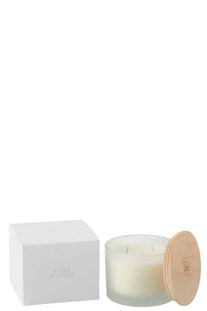 Geurkaars Accords Essentiels Fleur Blanche-28H