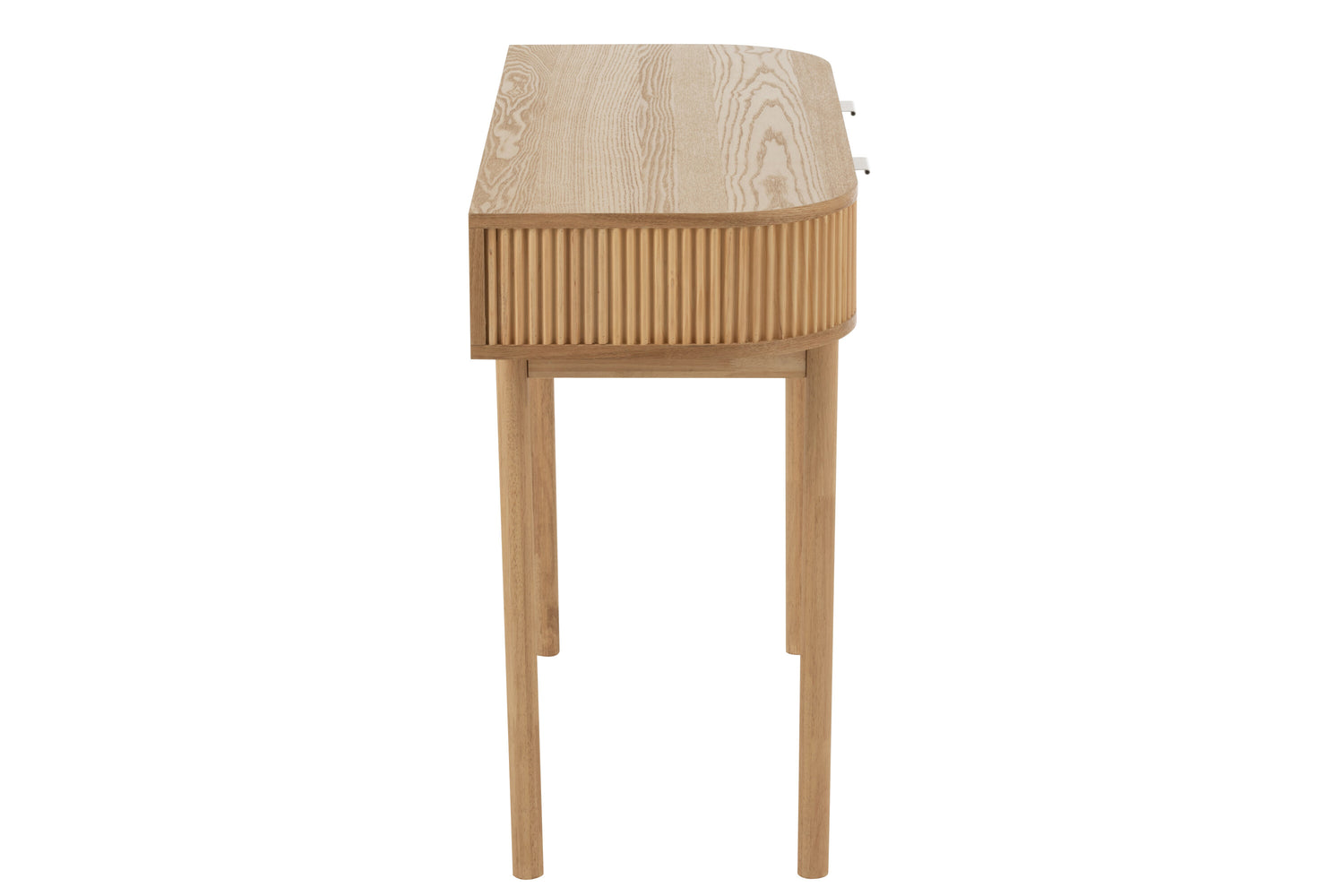 Console Afgerond Mdf/Dennenhout Natuurlijk