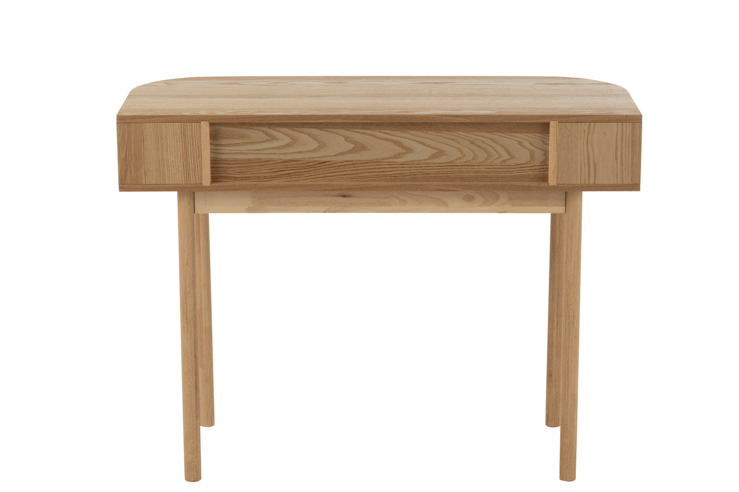 Console Afgerond Mdf/Dennenhout Natuurlijk