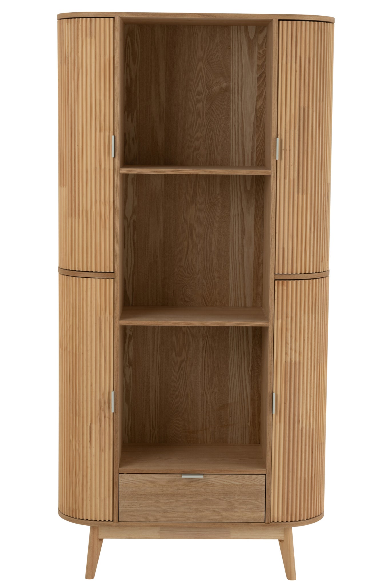 Plank Afgerond Mdf/Dennenhout Natuurlijk