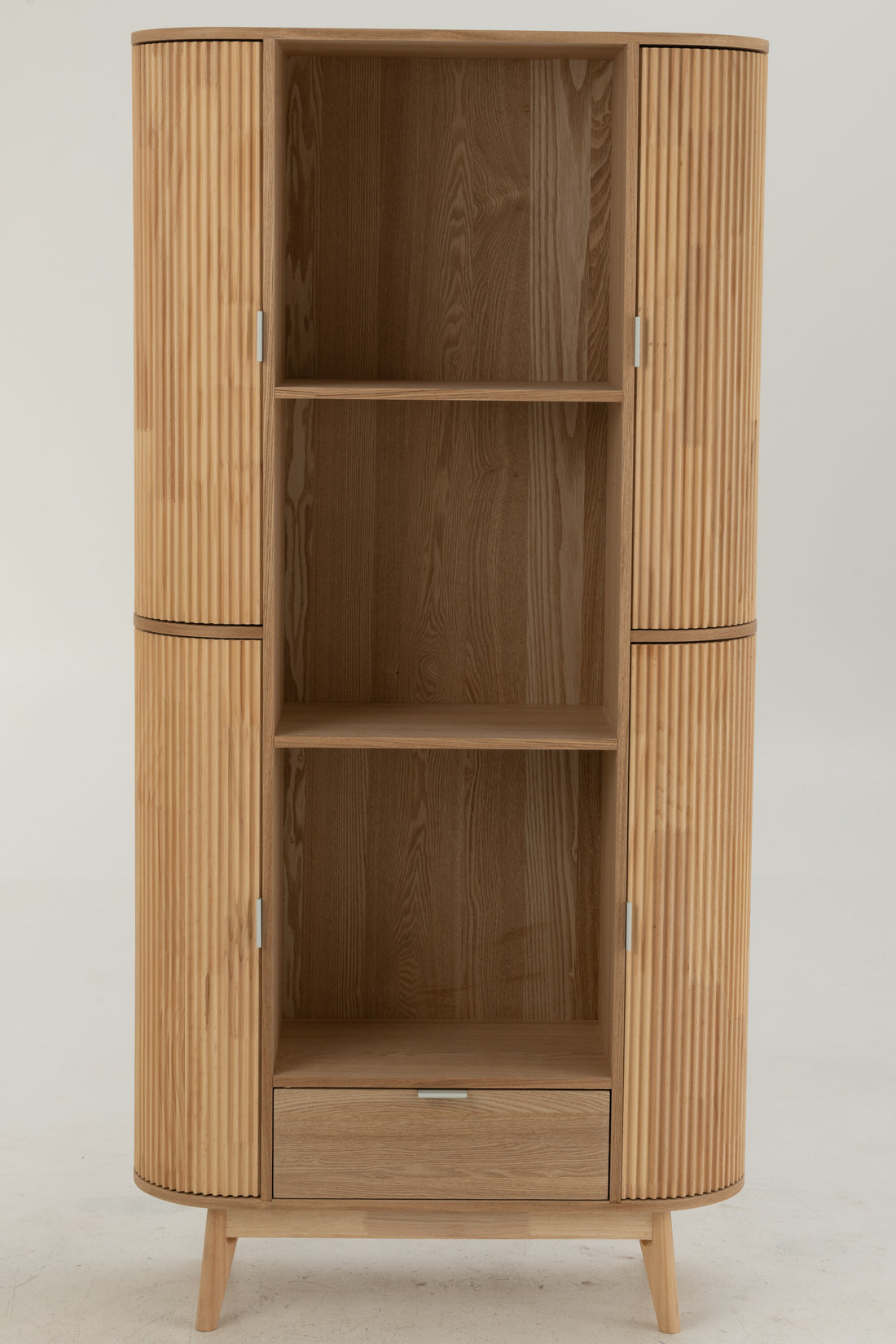 Plank Afgerond Mdf/Dennenhout Natuurlijk