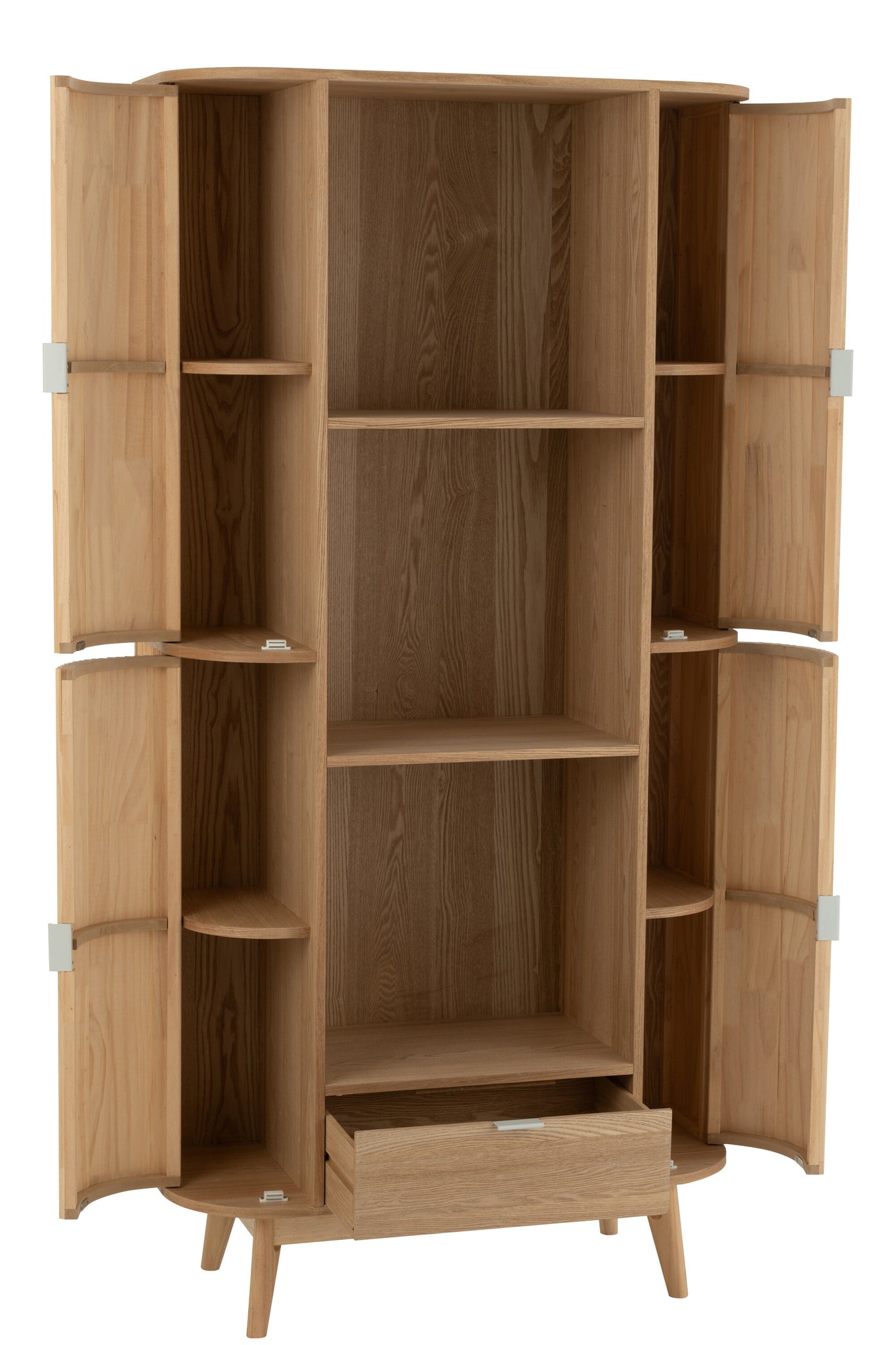 Plank Afgerond Mdf/Dennenhout Natuurlijk