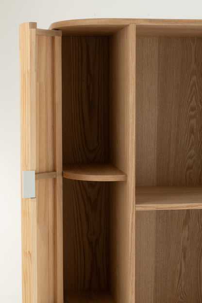 Plank Afgerond Mdf/Dennenhout Natuurlijk