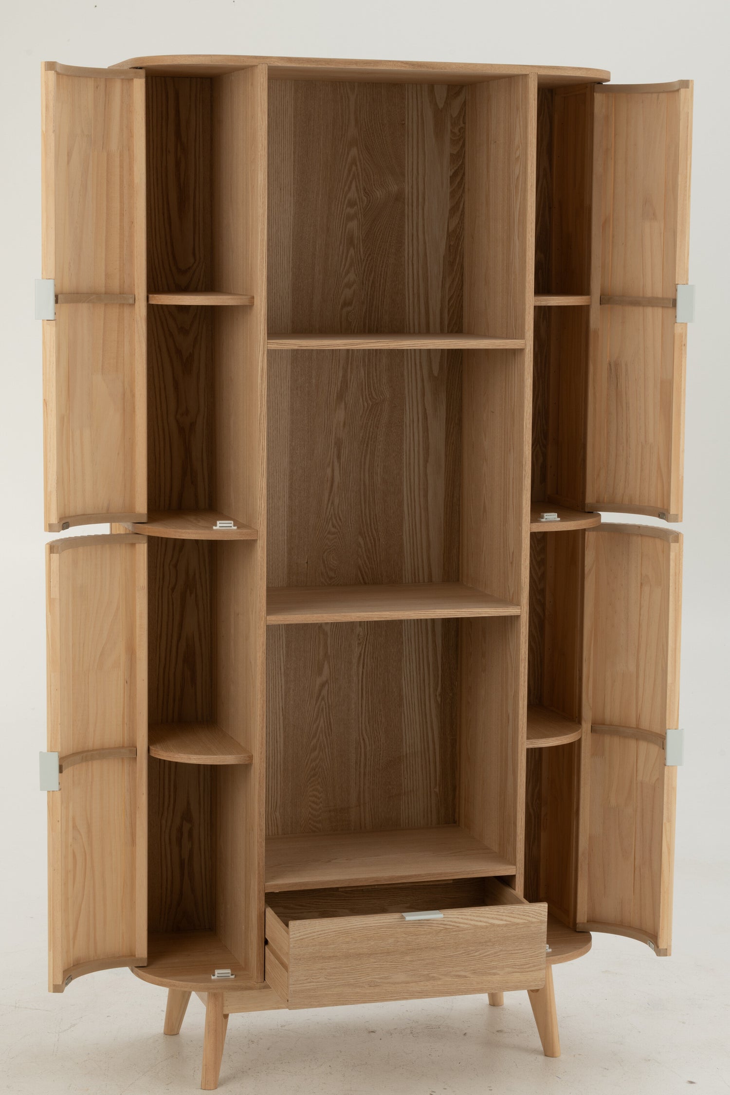 Plank Afgerond Mdf/Dennenhout Natuurlijk